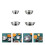 Edelstahl-Saucenschüssel-Set, 4-teilig 4