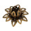 Flower Bead Caps Ancient Green 20pcs 5