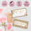 Rose Blank Gift Certificates with Envelopes 40 pcs 6.63 x 7