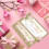 Rose Blank Gift Certificates with Envelopes 40 pcs 6.63 x 8