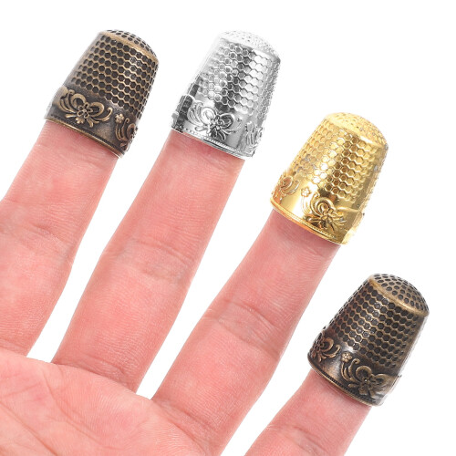 Eease copper finger thimbles for sewing 8 pcs 2