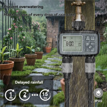 Sprinkler Timer 2 Zone Programmeerbare Water Timer voor Tuinslang Automatische Druppelirrigatiefunctie US Watering Timer