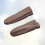 Chokladfärgade läderfingerskydd Synålfiltning 5
