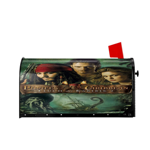 Capa para caixa de correio Piratas do Caribe 21x18 polegadas 1