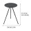 MERILER Outdoor Folding Round Table Portable Adjustable 2