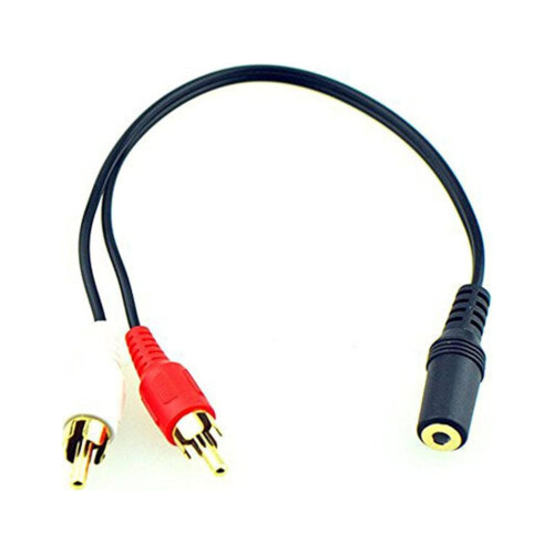 Câble d'alimentation RCA de 3,5 mm 2