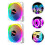 PC-koelventilator ultrastil LED-radiator set 7