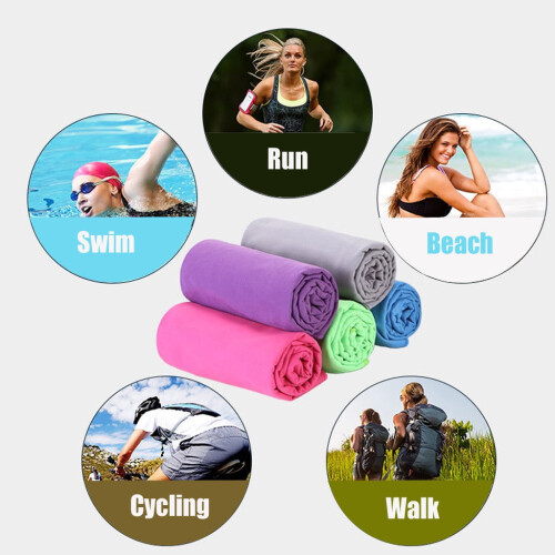 Microfiber Quick-Dry Camping Towel 40x80 cm 2