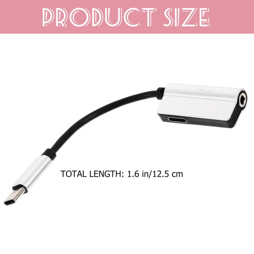 USB-C auf 3,5-mm-Audioadapter, silber 1
