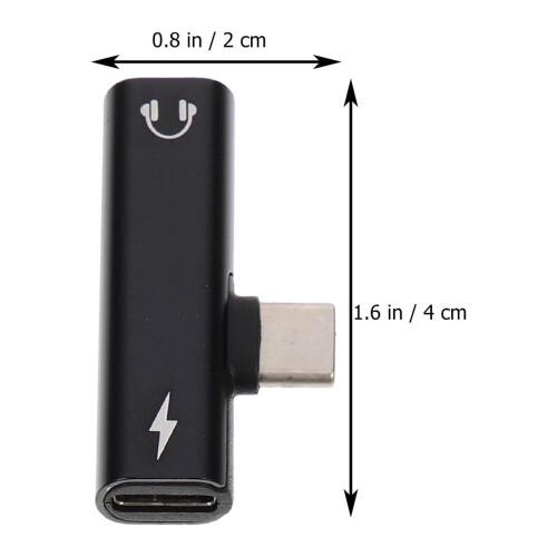 Type-C naar 3,5 mm audio-adapter met snelladen 1