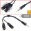 Stereo adaptér 3,5mm samec-samice, černý 7