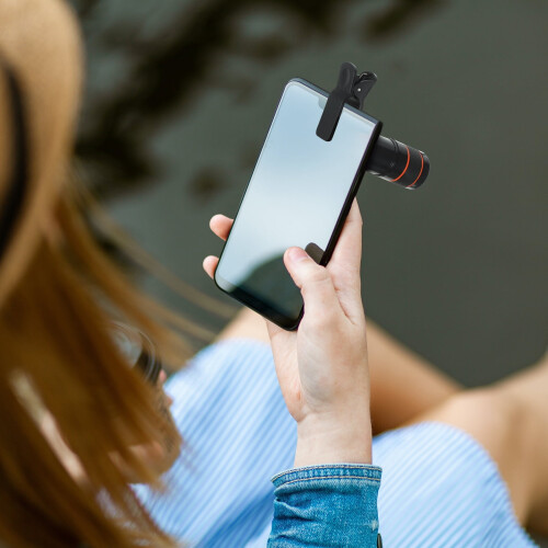 8X zoomteleobjektiv til iPhone X/8/7, universal clip-on 2