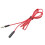 Audio kabel 3,5 mm samec-samice, 1,2 m, červený 2