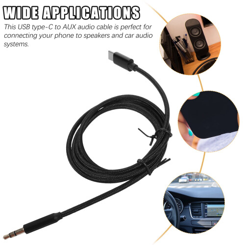 Καλώδιο ήχου 3,5 mm USB Type-C σε καλώδιο μετατροπής εξοπλισμού 3,5 mm, καλώδιο ήχου 2