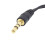 3,5 mm hoofdtelefoon splitter adapter verguld 1-naar-2 4
