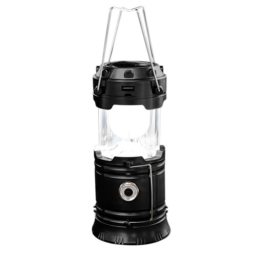 Φως σκηνής LED Quinlirra, επαναφορτιζόμενο με USB/ηλιακή ενέργεια, φορητό φανάρι 1