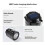 Φως σκηνής LED Quinlirra, επαναφορτιζόμενο με USB/ηλιακή ενέργεια, φορητό φανάρι 7