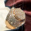 Men's Alloy Ring with Diamond Accents, Oversized 5