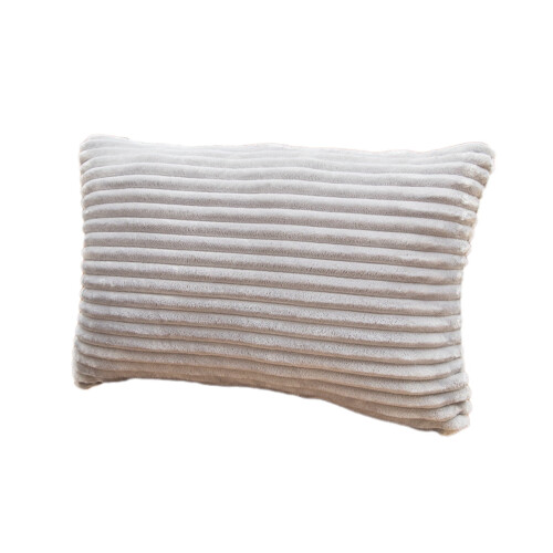 Housse de coussin en flanelle rayée 12x24 pouces 1