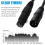 XLR-kabel mannelijk naar vrouwelijk, 1 meter, 3-pins microfoonkabel 5