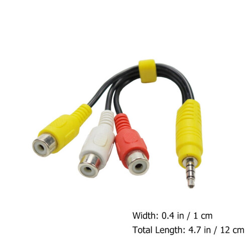 AV Audio Splitter Kabel 3-Way 4 stk 1