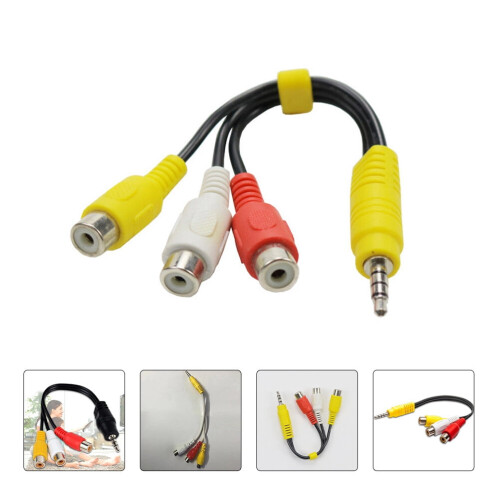AV Audio Splitter Kabel 3-Way 4 stk 2
