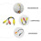 AV Audio Splitter Kabel 3-Way 4 stk 5