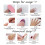 Cat Eye Press-on Nails Long Stiletto Glitter Gradient 3