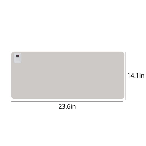 Heated Desk Pad 24x14 in 3 Speeds Timer Warm Mat 2