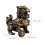 Brass lion figurine desktop statue 1 pair 2