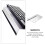 Support de clavier inclinable Eease Cabilock avec plateau transparent et 4