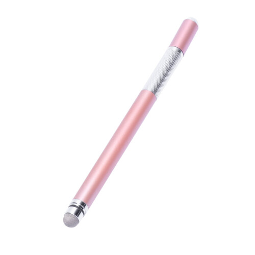 Caneta capacitiva universal de ponta dupla, cor ouro rosa. 1