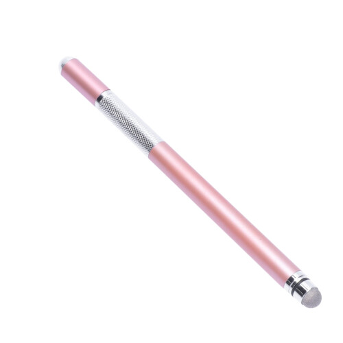 Caneta capacitiva universal de ponta dupla, cor ouro rosa. 2