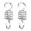 Stainless Steel Porch Swing Spring Hook 2PCS 2