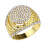 Men's Alloy Diamond Ring Oversized 1 Piece 2