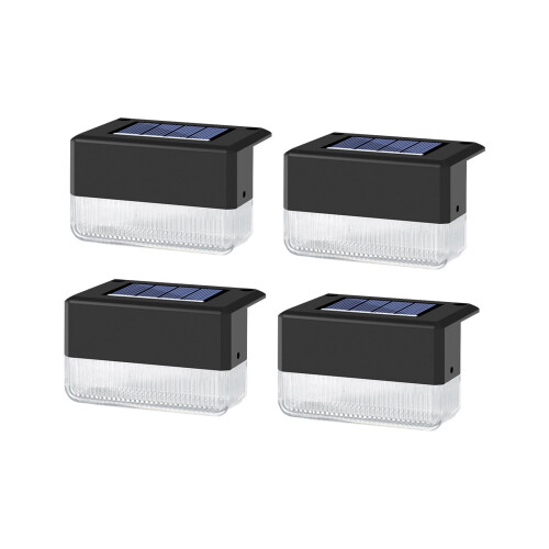 Luzes solares para deck, poste de cerca, decoração de jardim externo 4 1