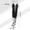 Tkrady toenail clippers angled head 2 pcs black 2