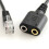 Headsetkabeladapter 3,5 mm til RJ9 2-pak 6