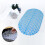 Rutschfeste Badezimmer-Bodenmatte aus PVC mit Wassertropfen-Design 2