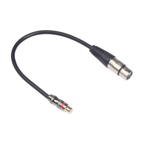 Audio adaptér RCA samice na XLR samice, 30 cm 1