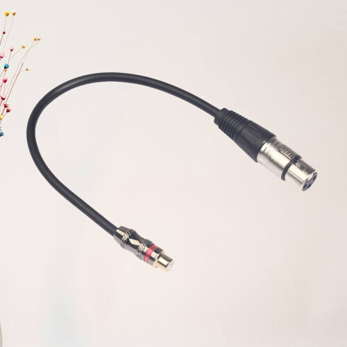 Audio adaptér RCA samice na XLR samice, 30 cm 2