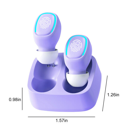 Jacenvly Wireless Bluetooth Earbuds Macaron Color 2
