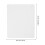 Sublimatie muismat wit rubber bureau blanco 4 stuks 6