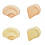 Transparante plastic multifunctionele borden, snacktray van 15 cm 8