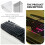 Capa transparente para teclado mecânico de 104 teclas (47560mm) 3