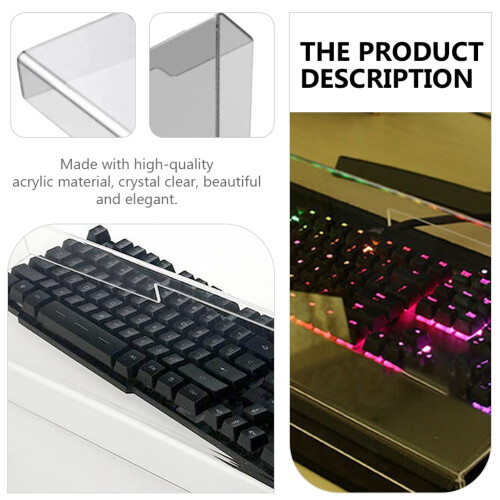 Capa transparente para teclado mecânico de 104 teclas (47560mm) 2