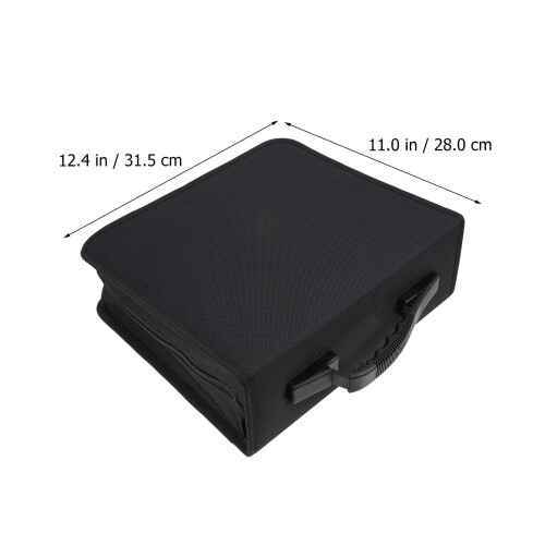 Φορητή θήκη CD DVD Oxford από ύφασμα χωρητικότητας 240 τεμαχίων 2