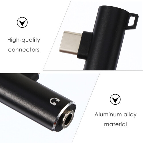 USB-C to 3.5mm Earphone Adapter with Charging Support 2