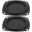 Kit de diafragma passivo para graves de woofer de 4 polegadas Eease (2 peças) 6
