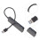 Tragbarer USB 3.0 4-Port-Hub für Laptops 5